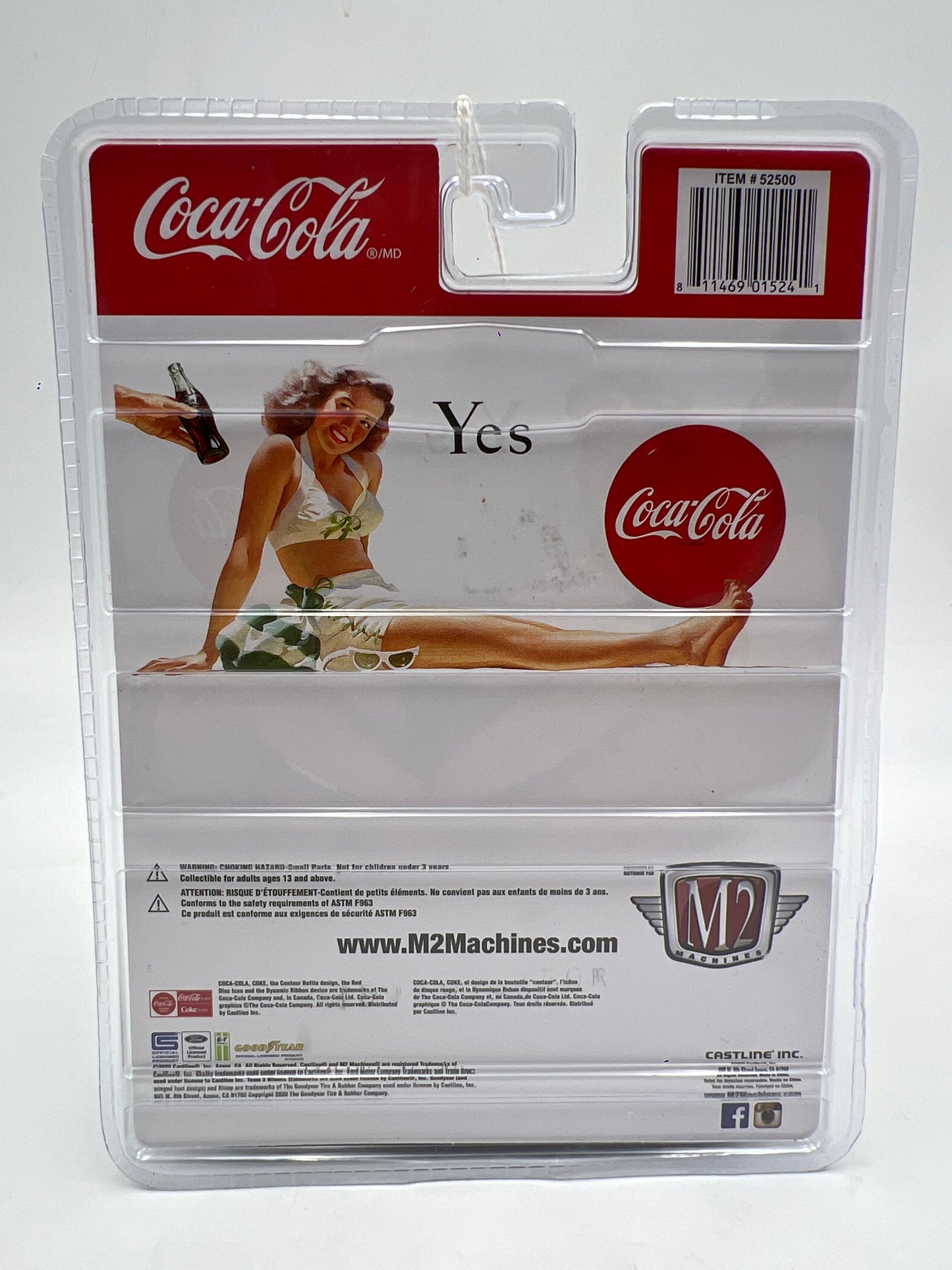 M2 Machines BB02 RAW CHASE 1/250 Coca Cola 1968 Shelby GT 500KR