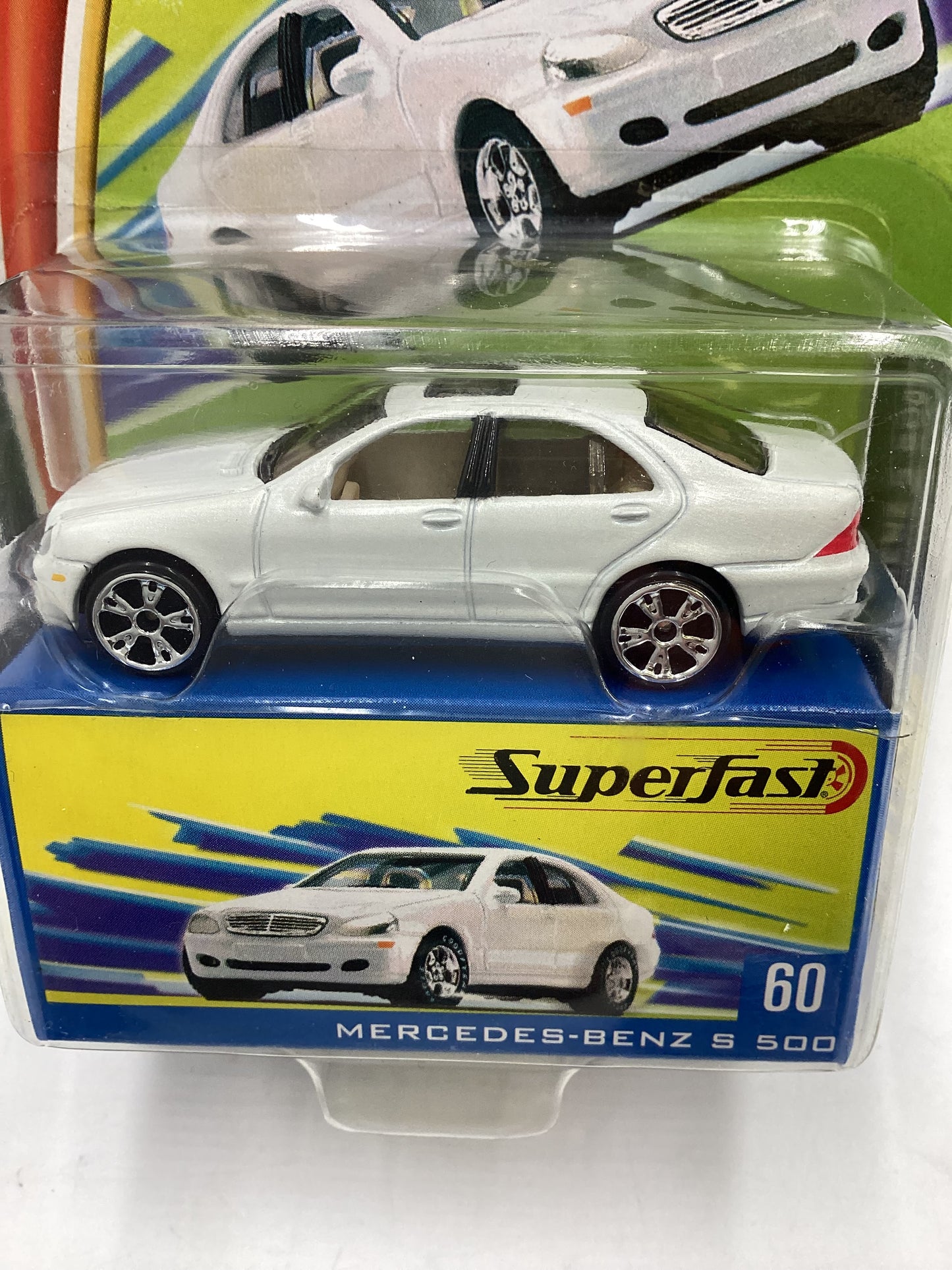 Matchbox 2004 Superfast #60 Mercedes Benz S 500 White 172A