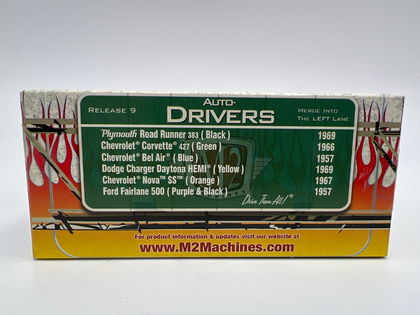 M2 Machines 10-27 Auto Drivers 1957 Chevrolet Bel Air Blue