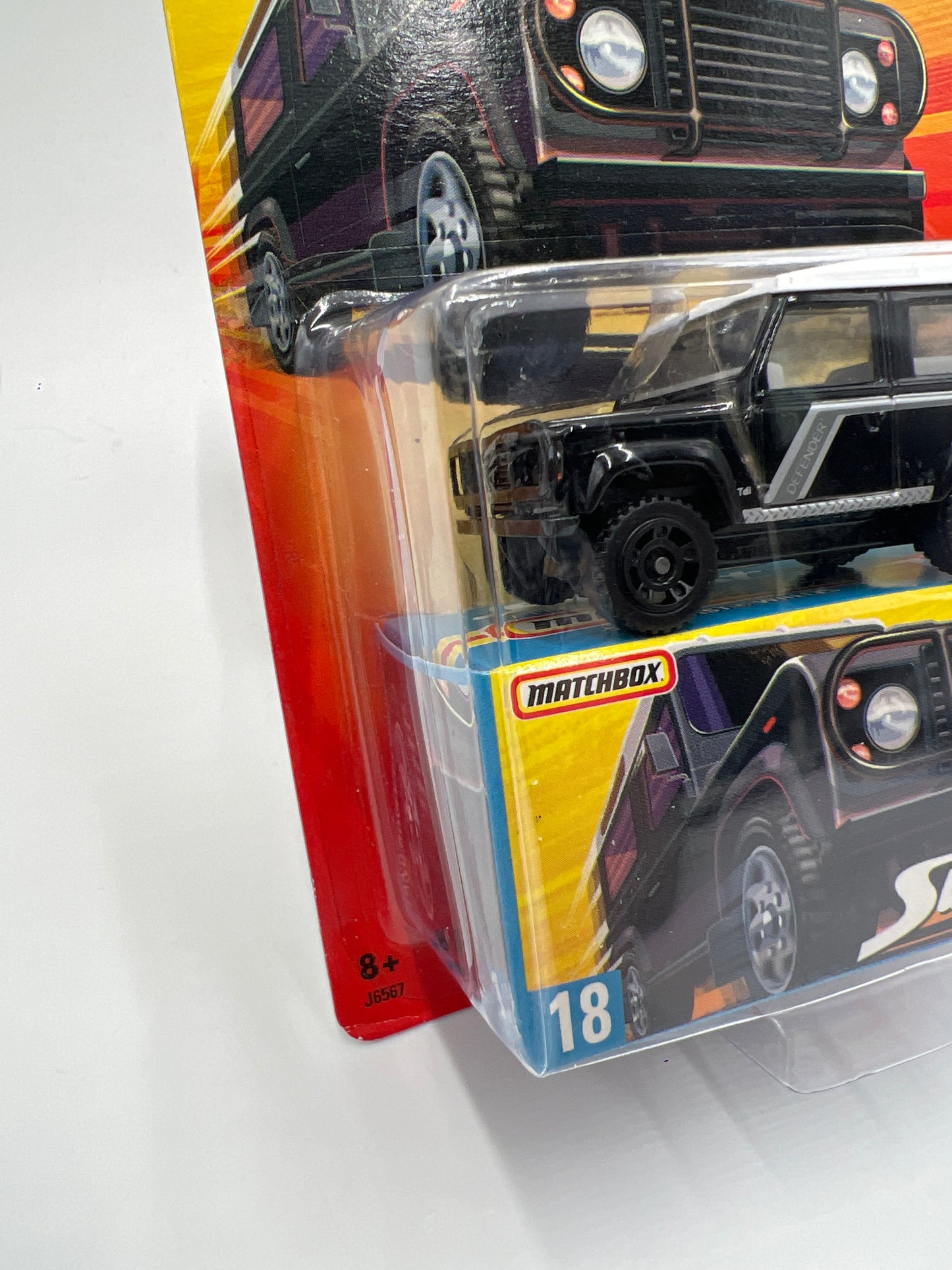 Matchbox Superfast #18 Land Rover Defender 90 Black 172C