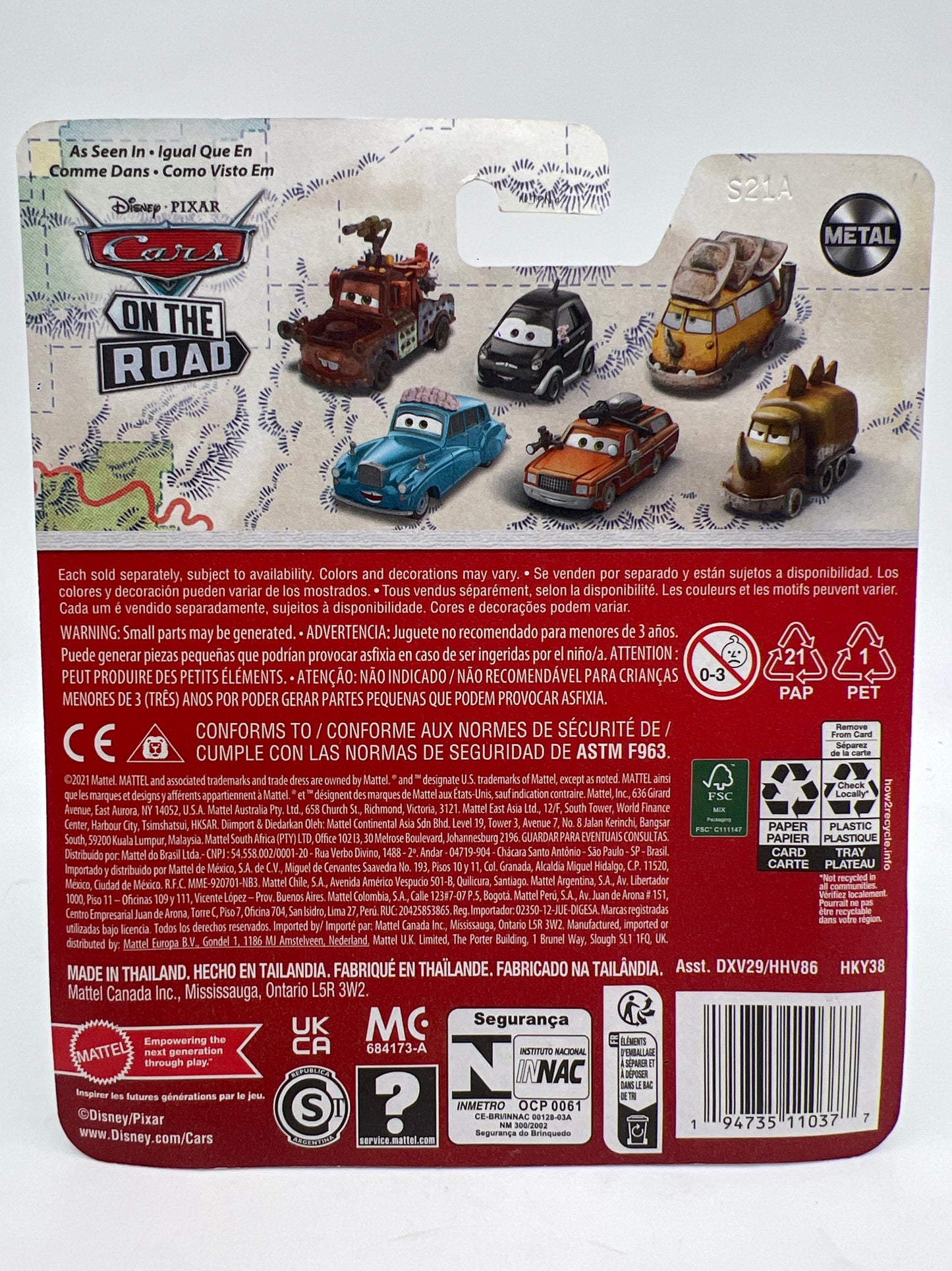 Disney Pixar Cars On The Road Mallory Karhut Green