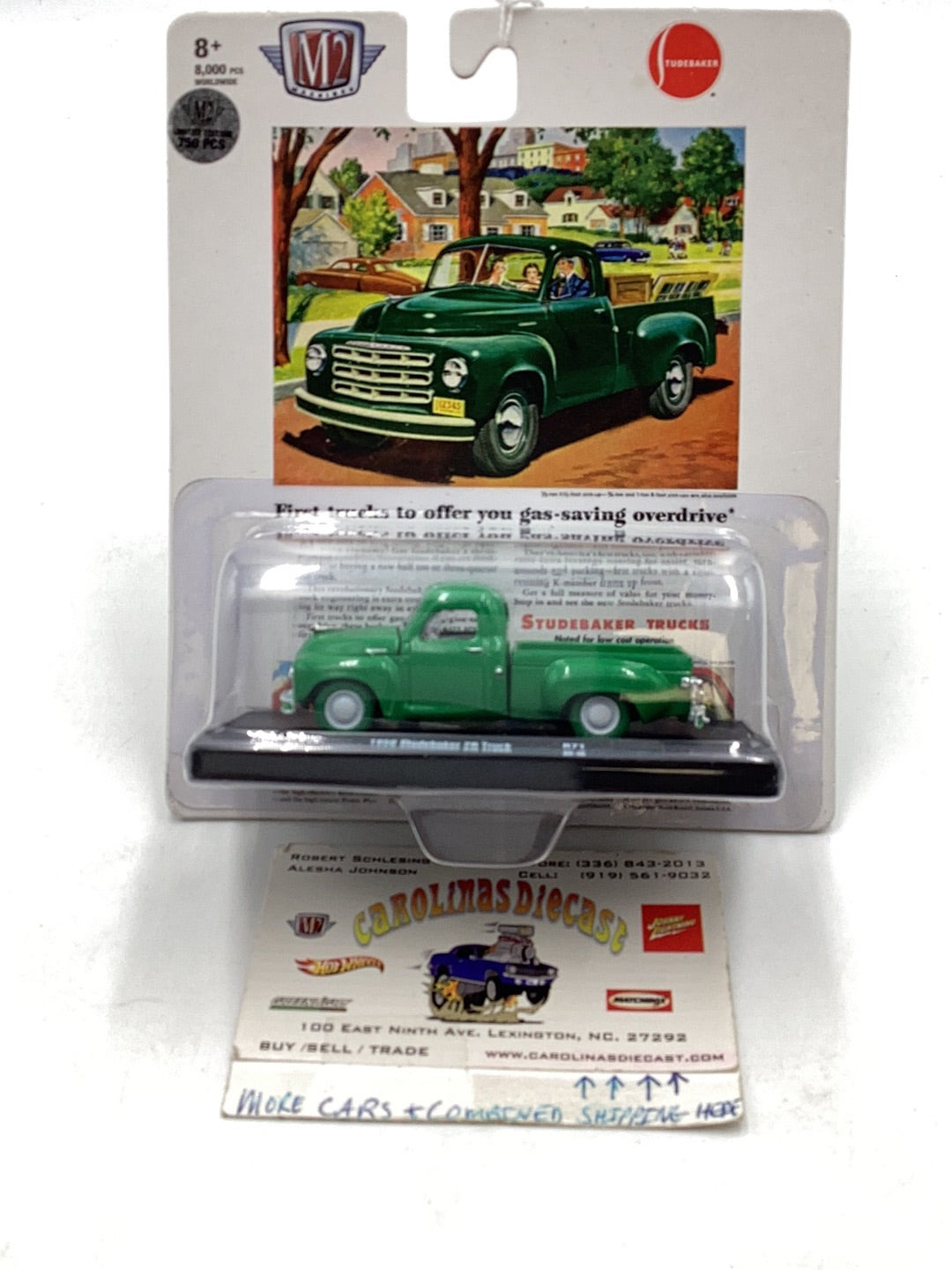 M2 Machines auto-drivers 1950 Studebaker 2R Truck CHASE R71