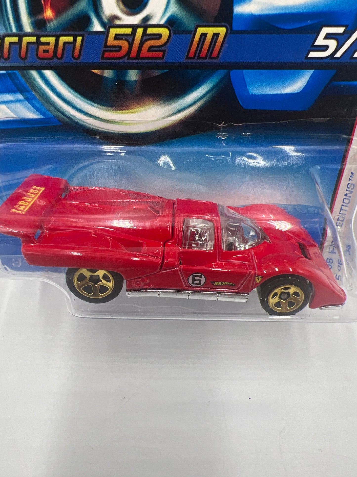 2006 Hot Wheels First Editions #005 Ferrari 512 M Red