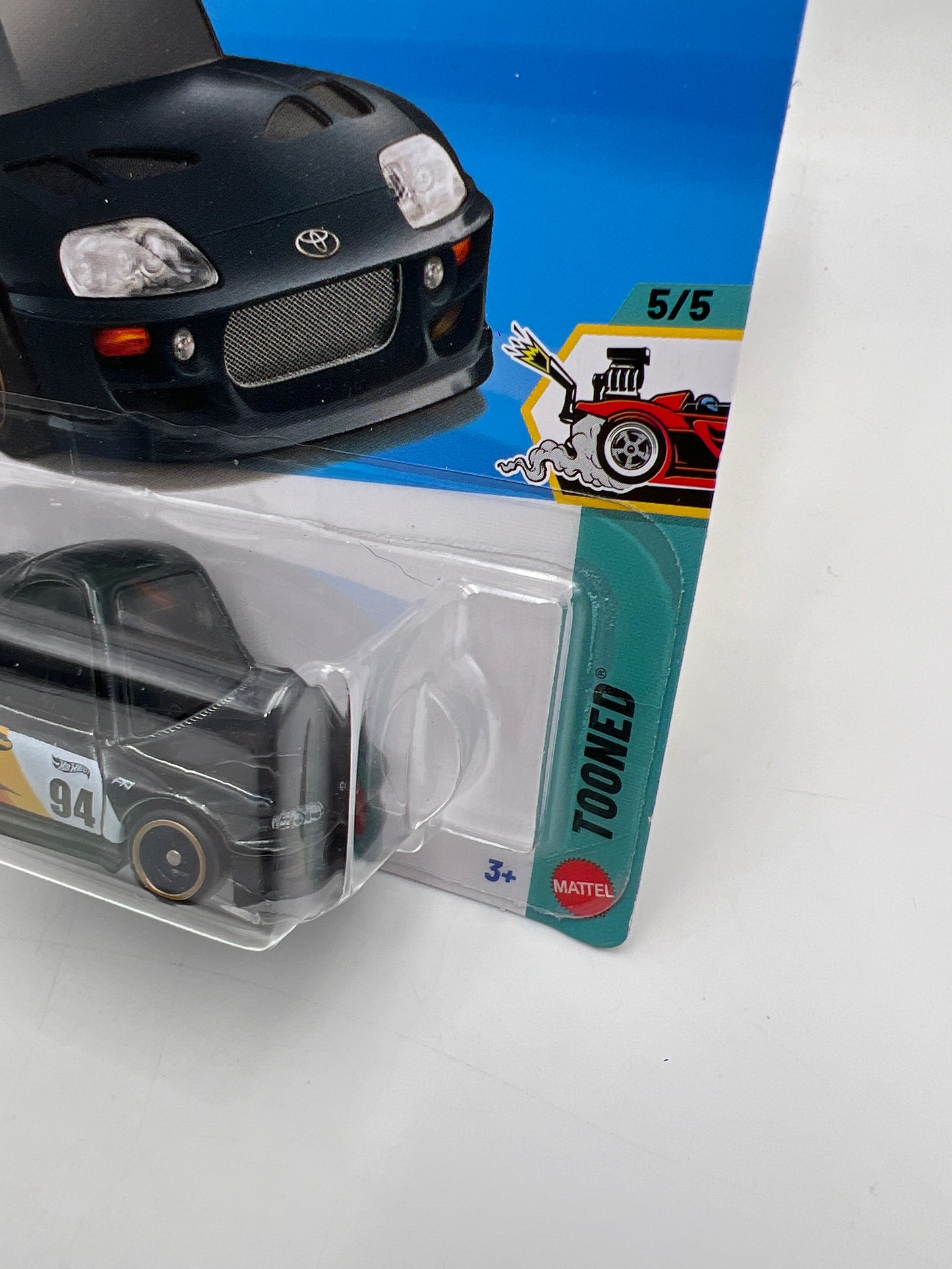 2026 Hot Wheels K Case Super Treasure Hunt #222 94 Toyota Supra Black W/Protector