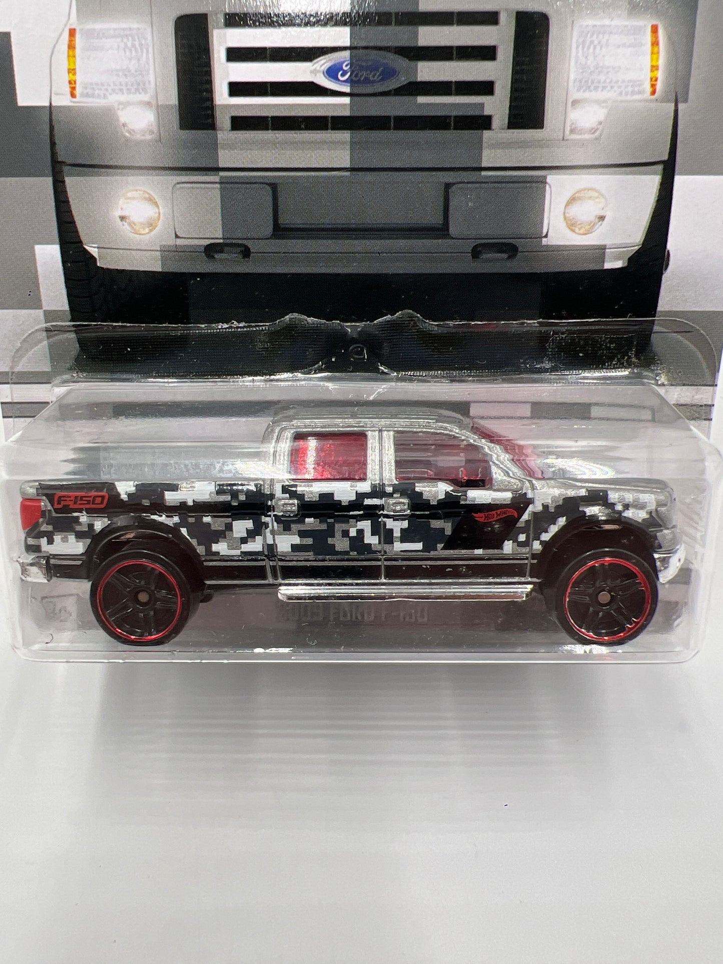 Hot Wheels Walmart Camouflage Series #3 2009 Ford F-150 Silver 160M