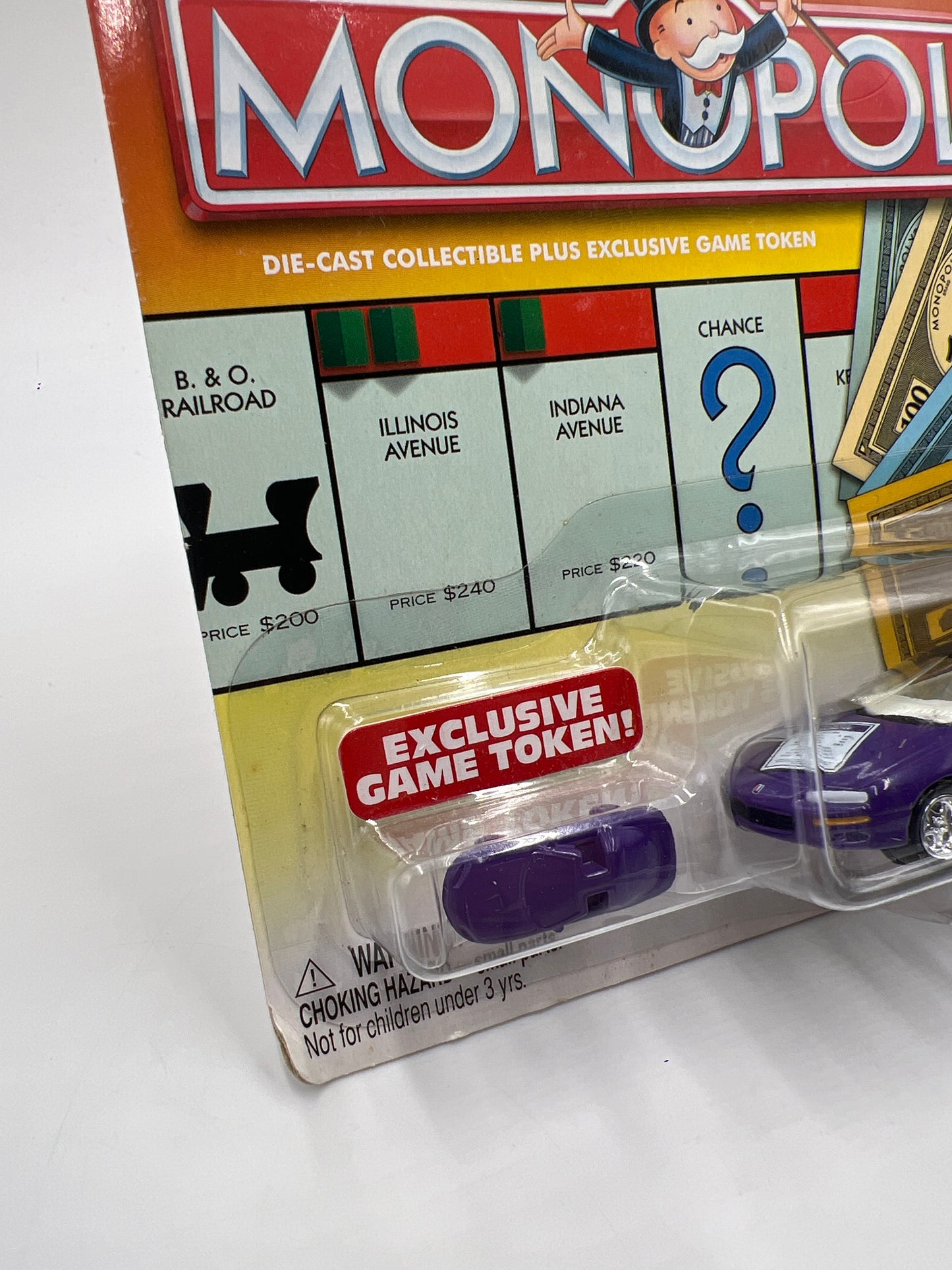 Johnny Lightning Monopoly 1998 Chevy Camaro Purple Card Not Perfect 188E