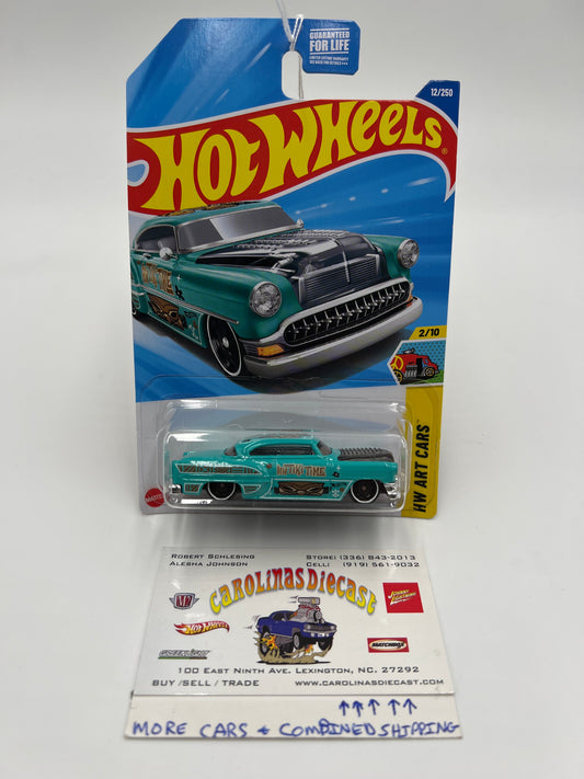 2025 Hot Wheels B Case #12 Custom 53 Chevy Light Blue