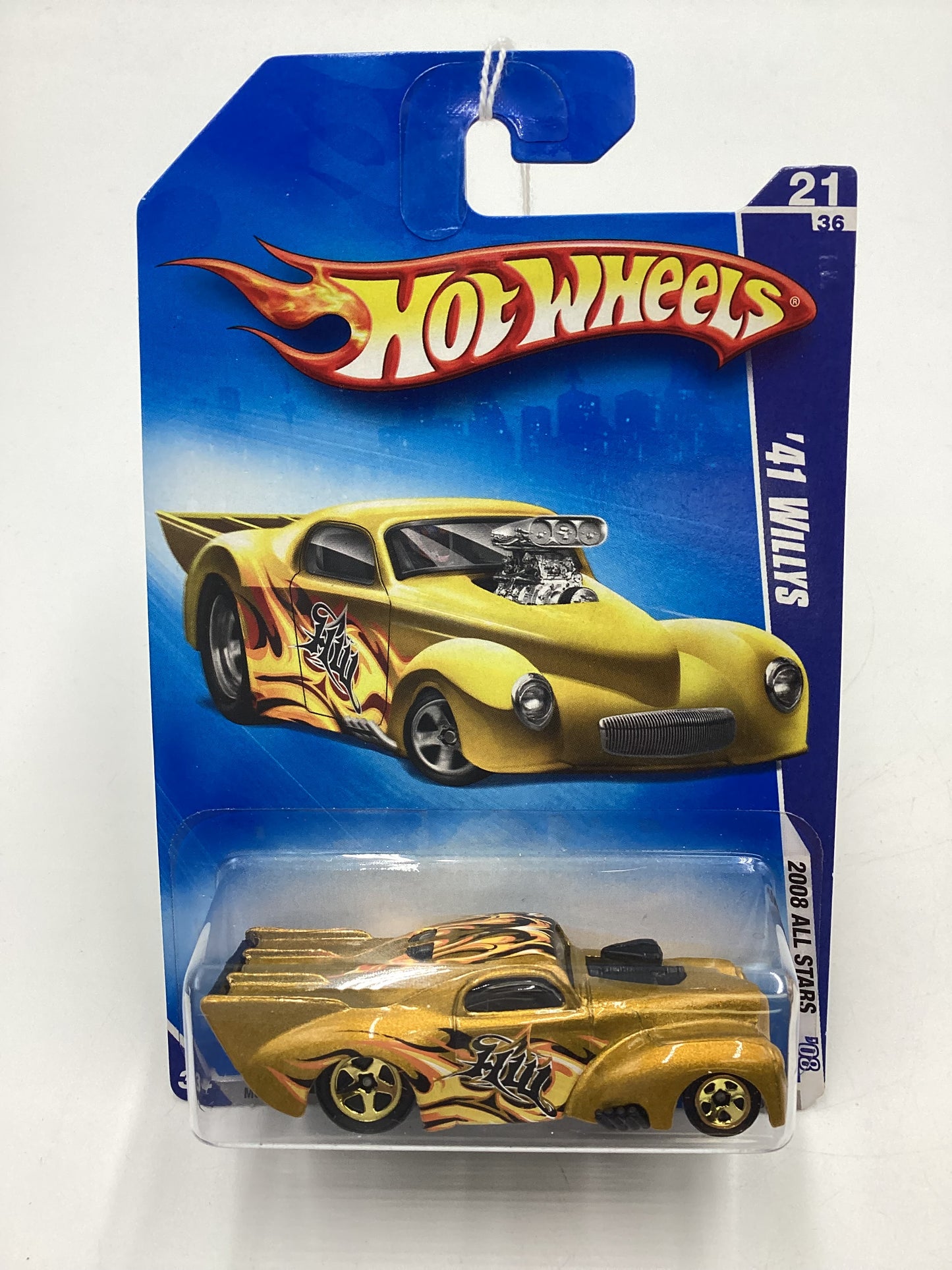 2008 Hot Wheels All Stars #61 41 Willy’s Gold