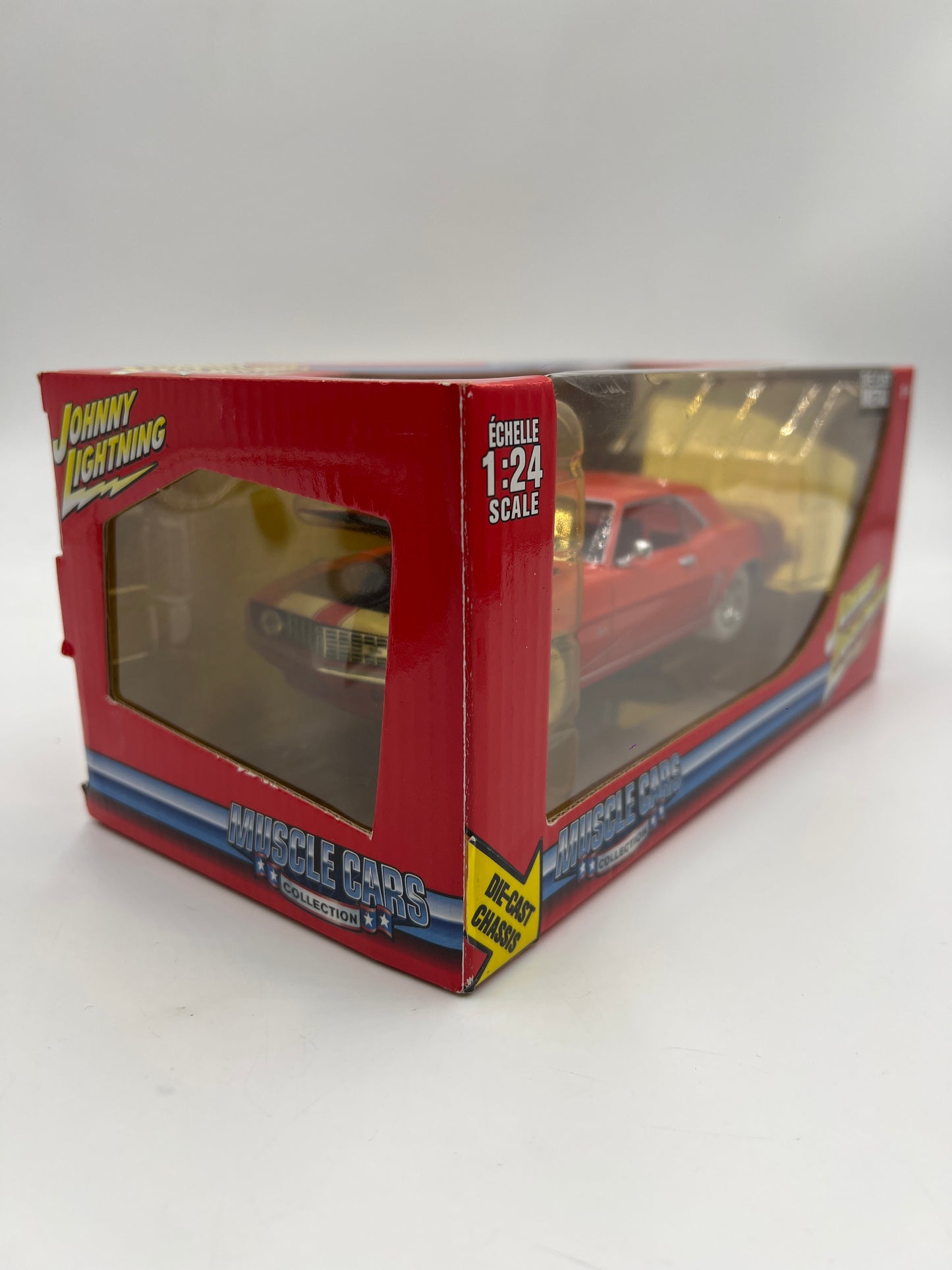 Johnny Lightning 1:24 Scale White Lightning Chase Muscle Cars 1969 Chevy Camaro Z28 Orange VHTF