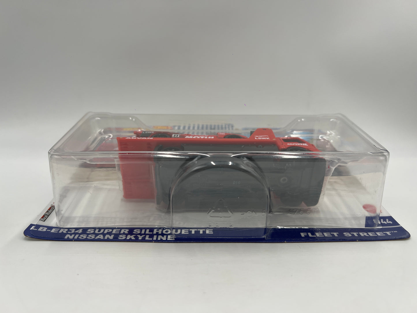 Hot Wheels Premium Team Transport #44 Motul LB-ER34 Super Silhouette Nissan Skyline & Fleet Street W/Protector