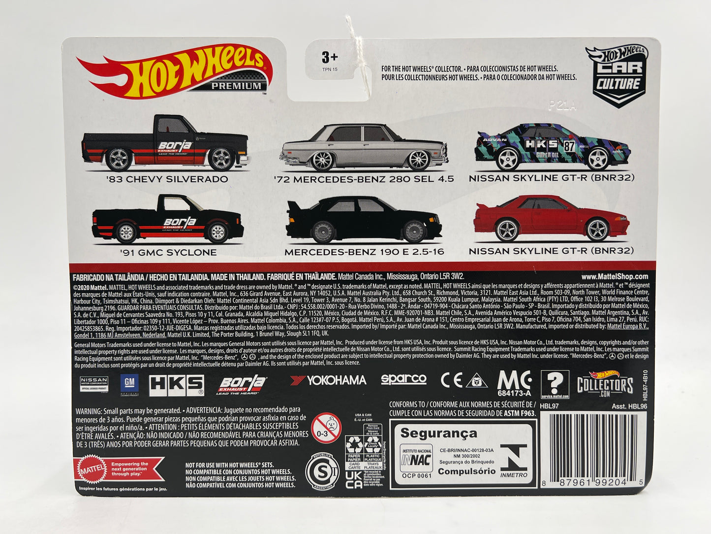 Hot Wheels Premium Target 2 Pack Nissan Skyline GT-R BNR32 HKS