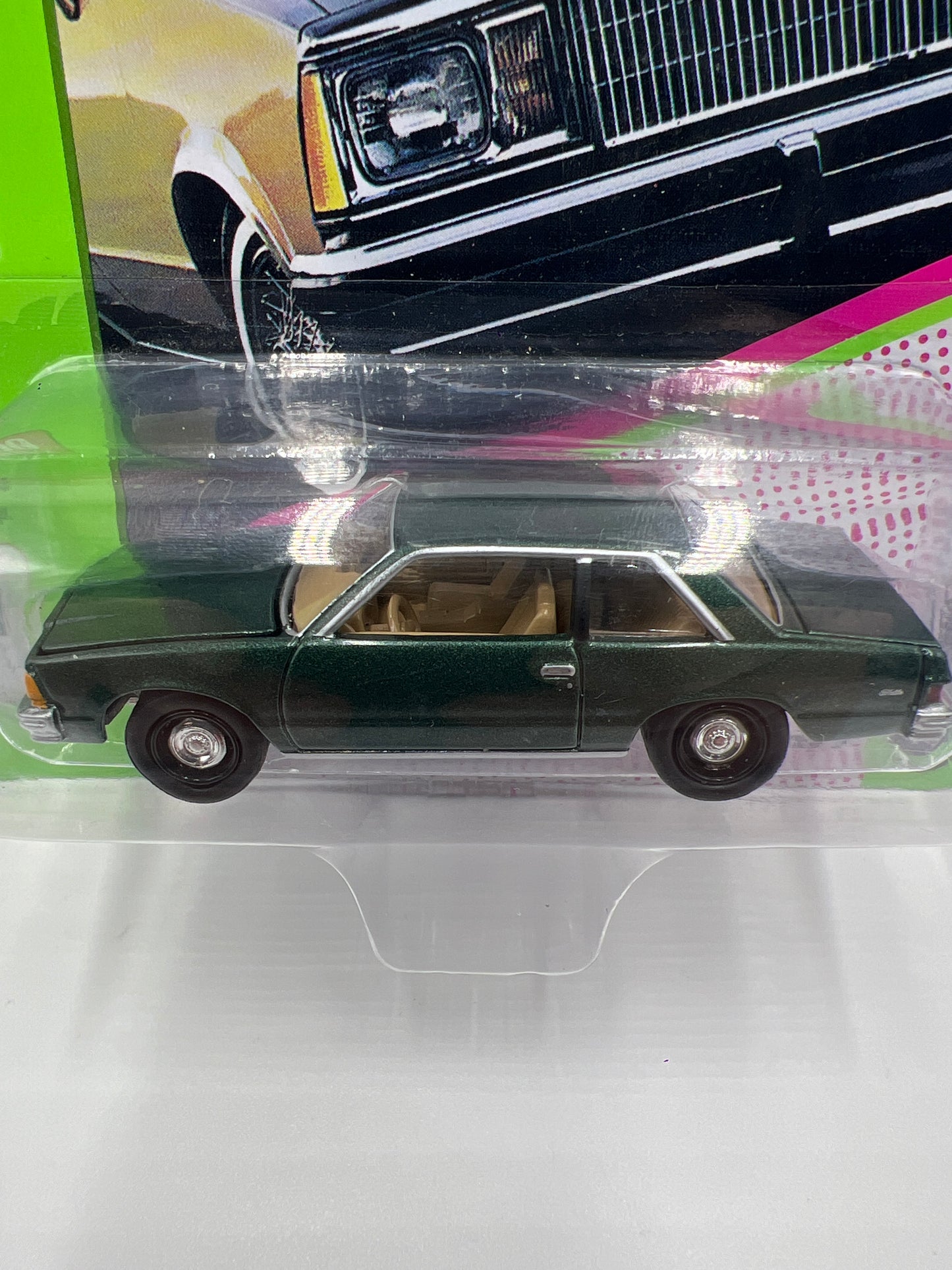 Johnny Lightning 80s Muscle Release 3 Version B 1/2500 1980 Chevy Malibu Green #2