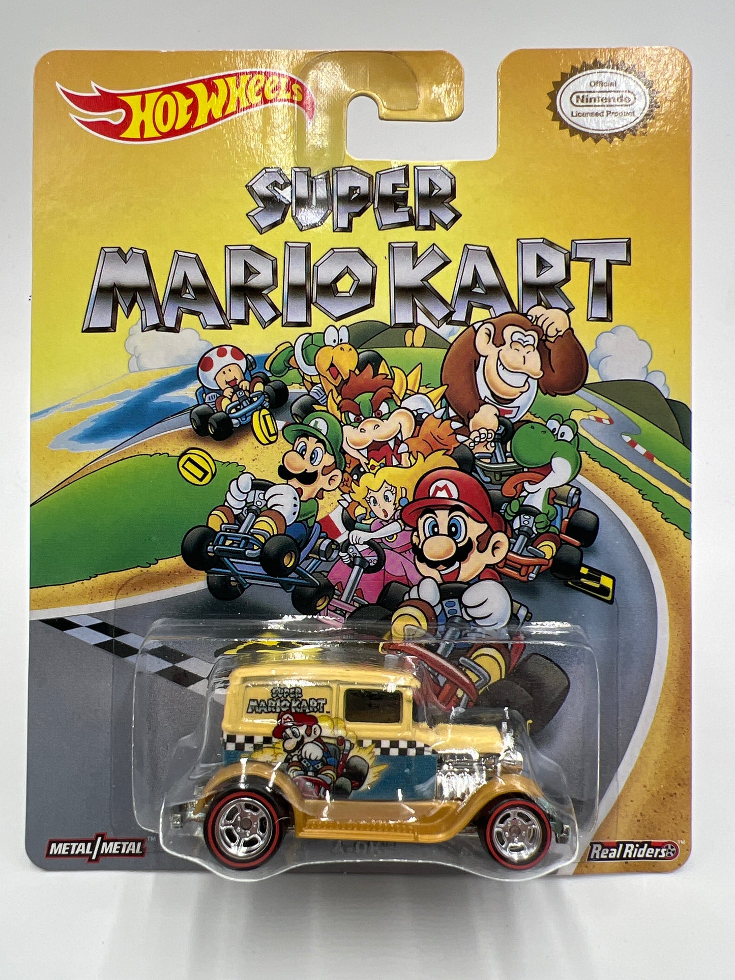 2015 Hot Wheels Pop Culture Premium Super Mario Complete 6 Car Set W/Protector VHTF