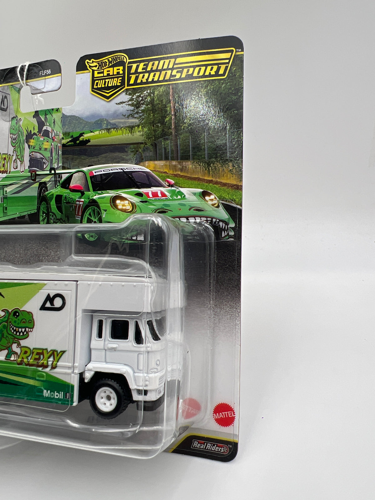 2026 Hot Wheels Team Transport #97 AO Racing Rexy Porsche 911 GT3 R 992 & Fleet Flyer
