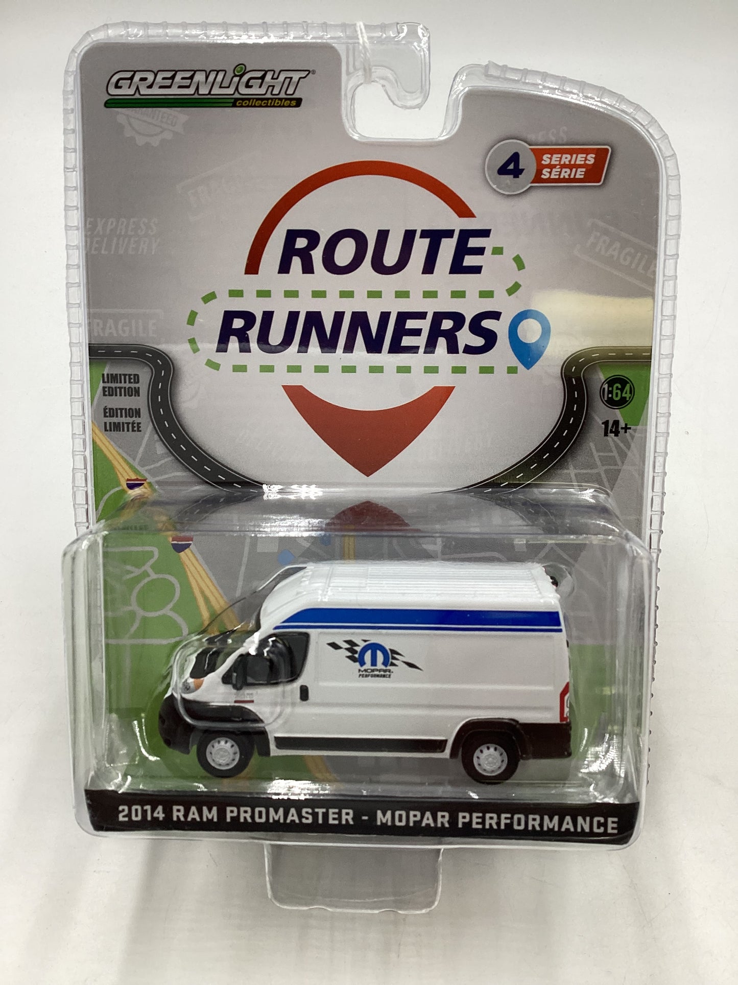 Greenlight Route Runners Series 4 2014 Ram Promaster Mopar Performance 178A