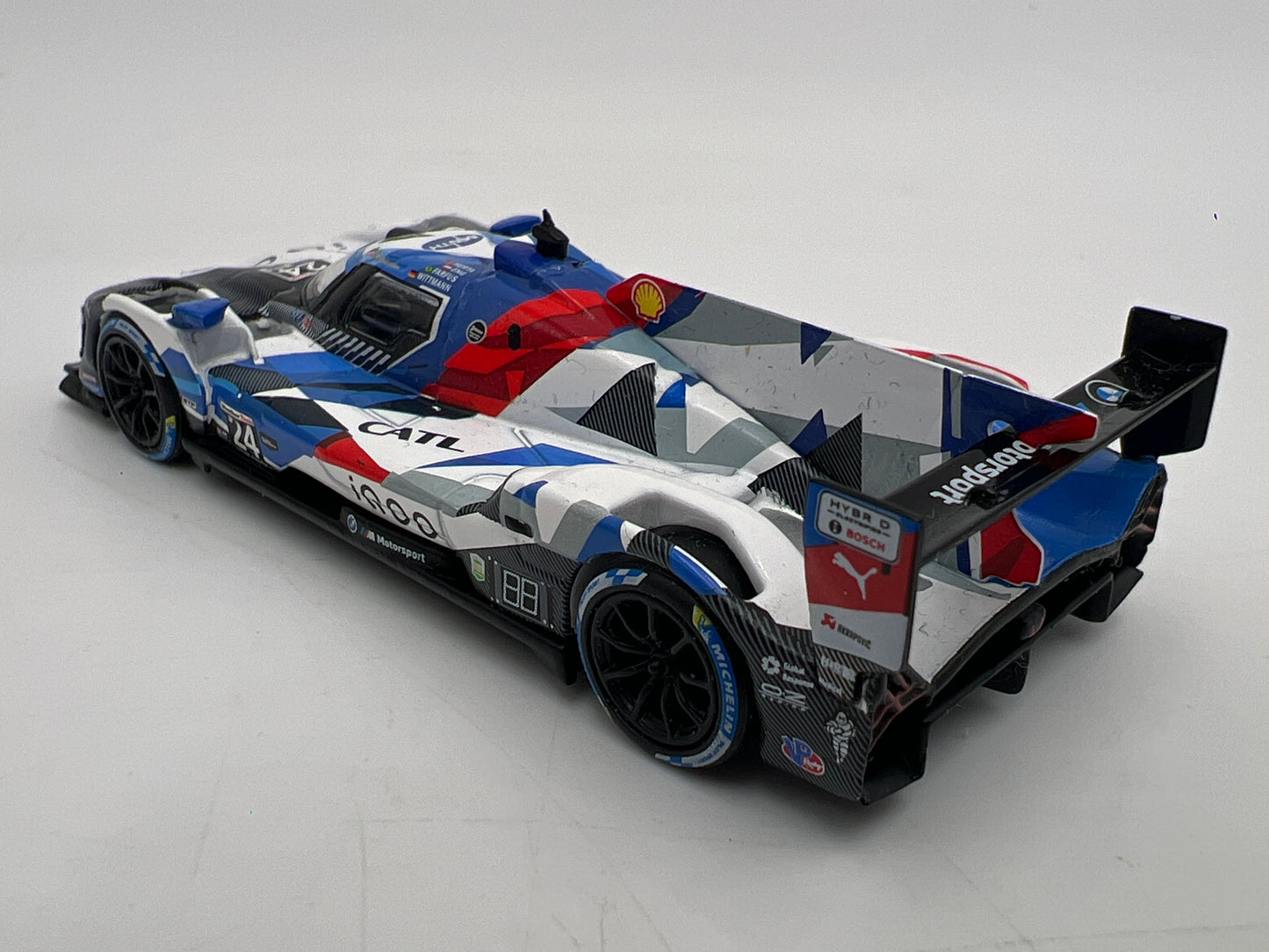 Mini GT #670 BMW M Hybrid V8 GTP #24 2023 IMSA Daytona 24 Hrs M Team RLL