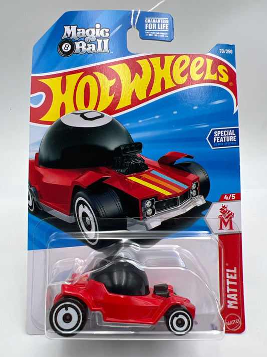 2026 Hot Wheels K Case #70 Decidedly Go Magic 8 Ball Red