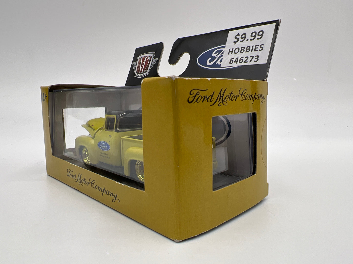 M2 Machines Ground Pounders CHASE 1/750 1956 Ford F-100 Truck Custom Yellow R26