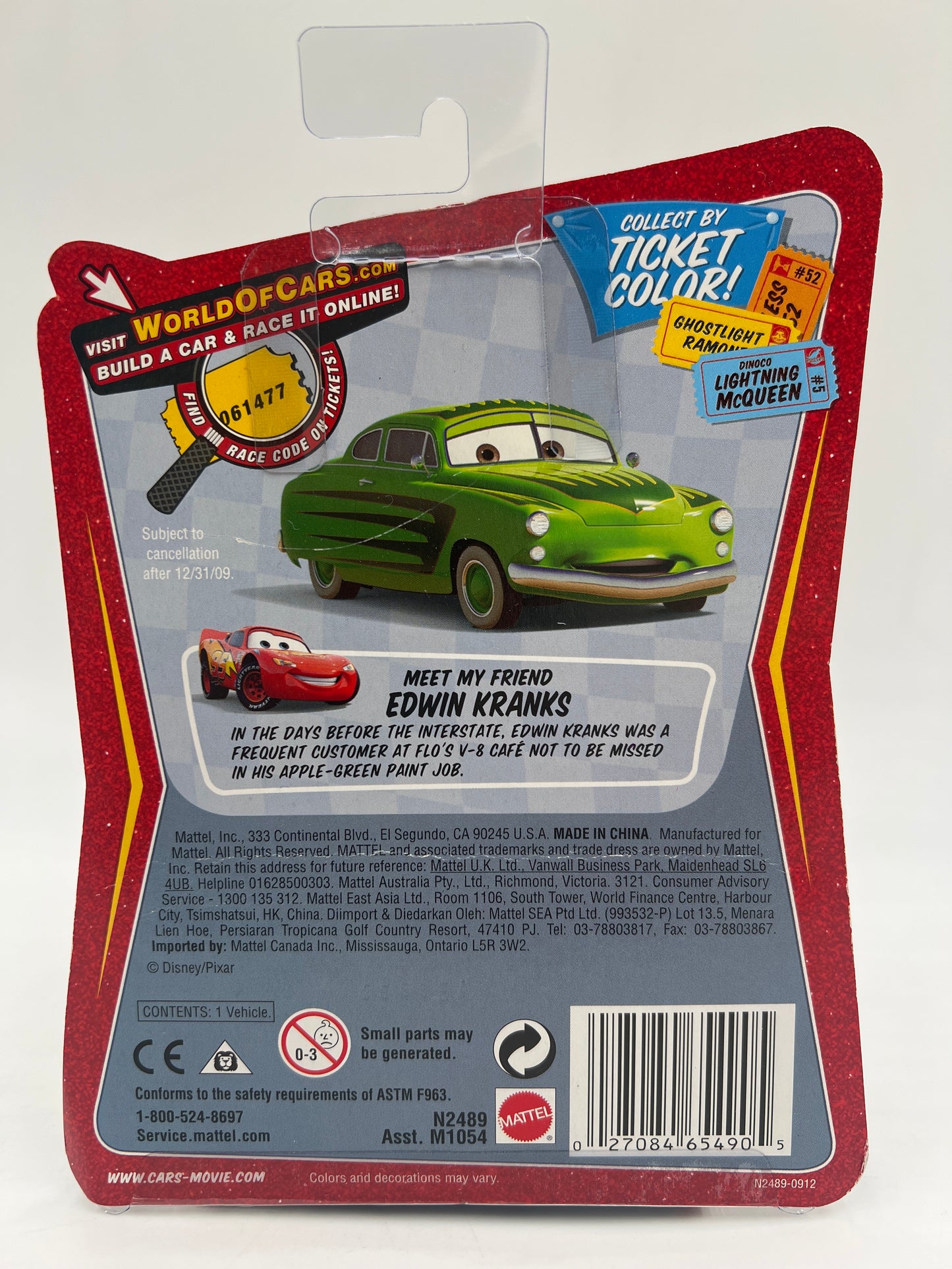 Disney Pixar Cars Race O Rama #77 Chief RPM 138A