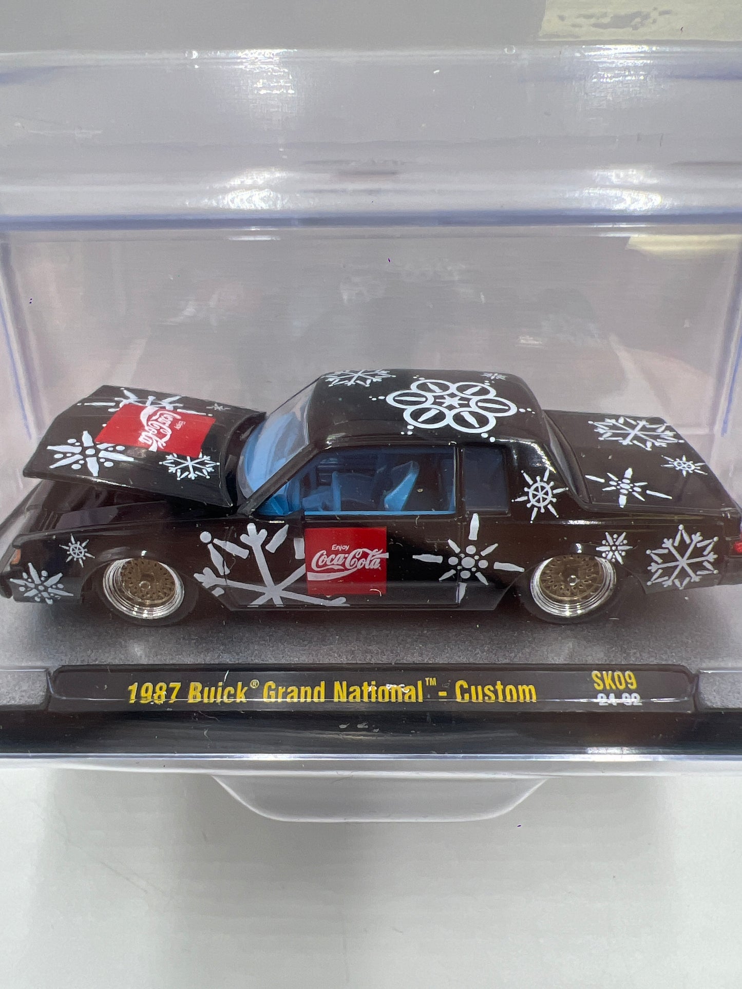 2024 M2 Machines Holiday Coca Cola 1987 Buick Grand National Custom Black SK09