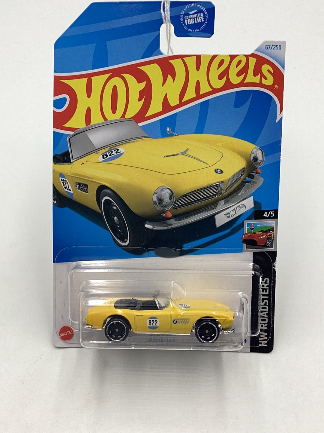 2024 Hot Wheels #67 BMW 507 Yellow 109E