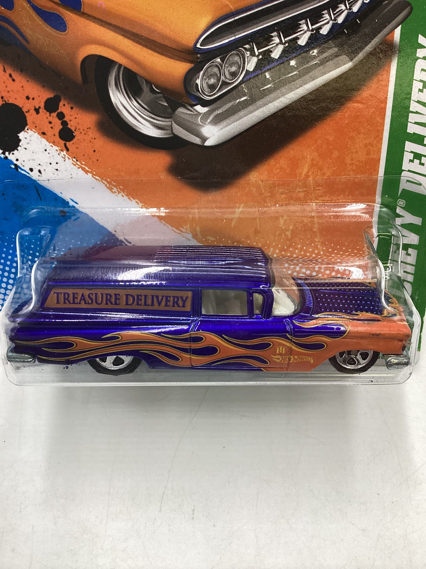 2011 Hot Wheels Treasure Hunts #65 59 Chevy Delivery Blue 273C