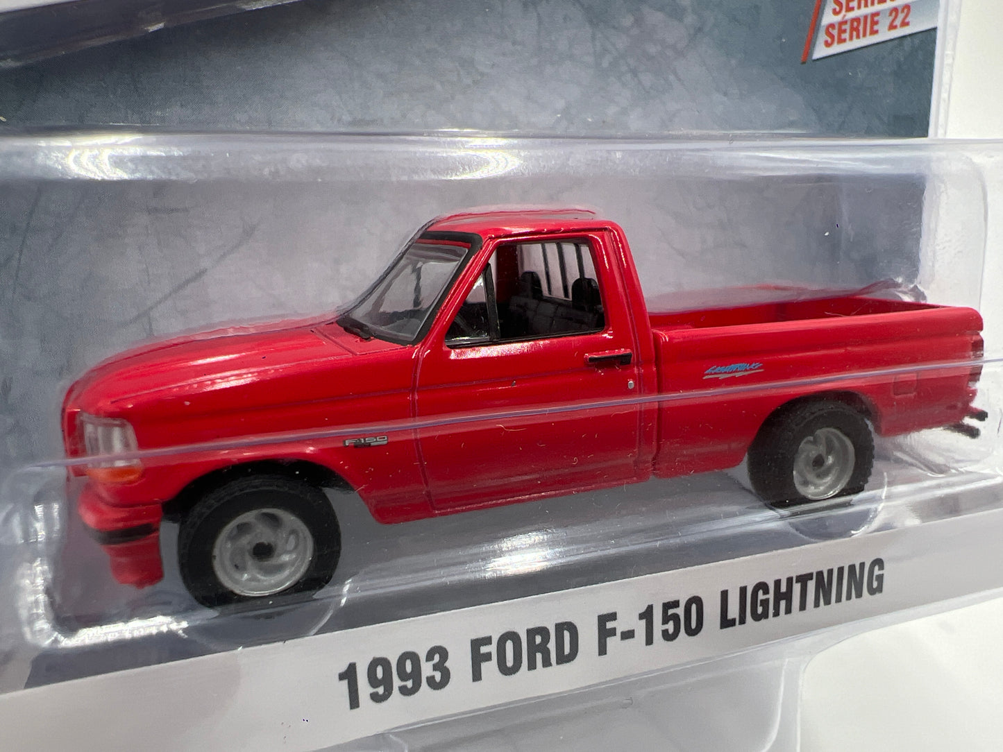 Greenlight GL Muscle Series 22 1993 Ford F-150 Lightning Red VHTF