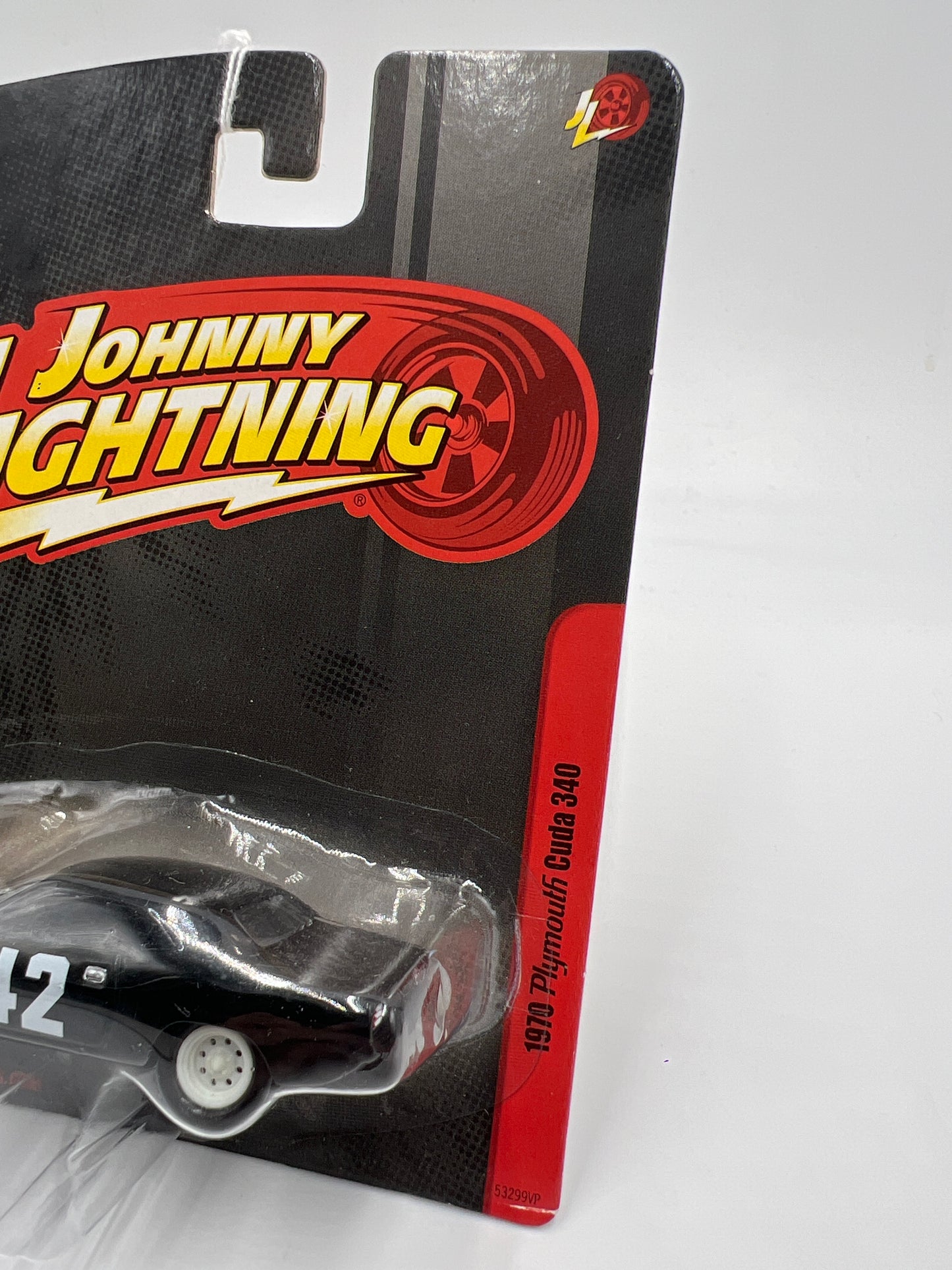 Johnny Lightning 1970 Plymouth Cuda 340 #42 Black 227F