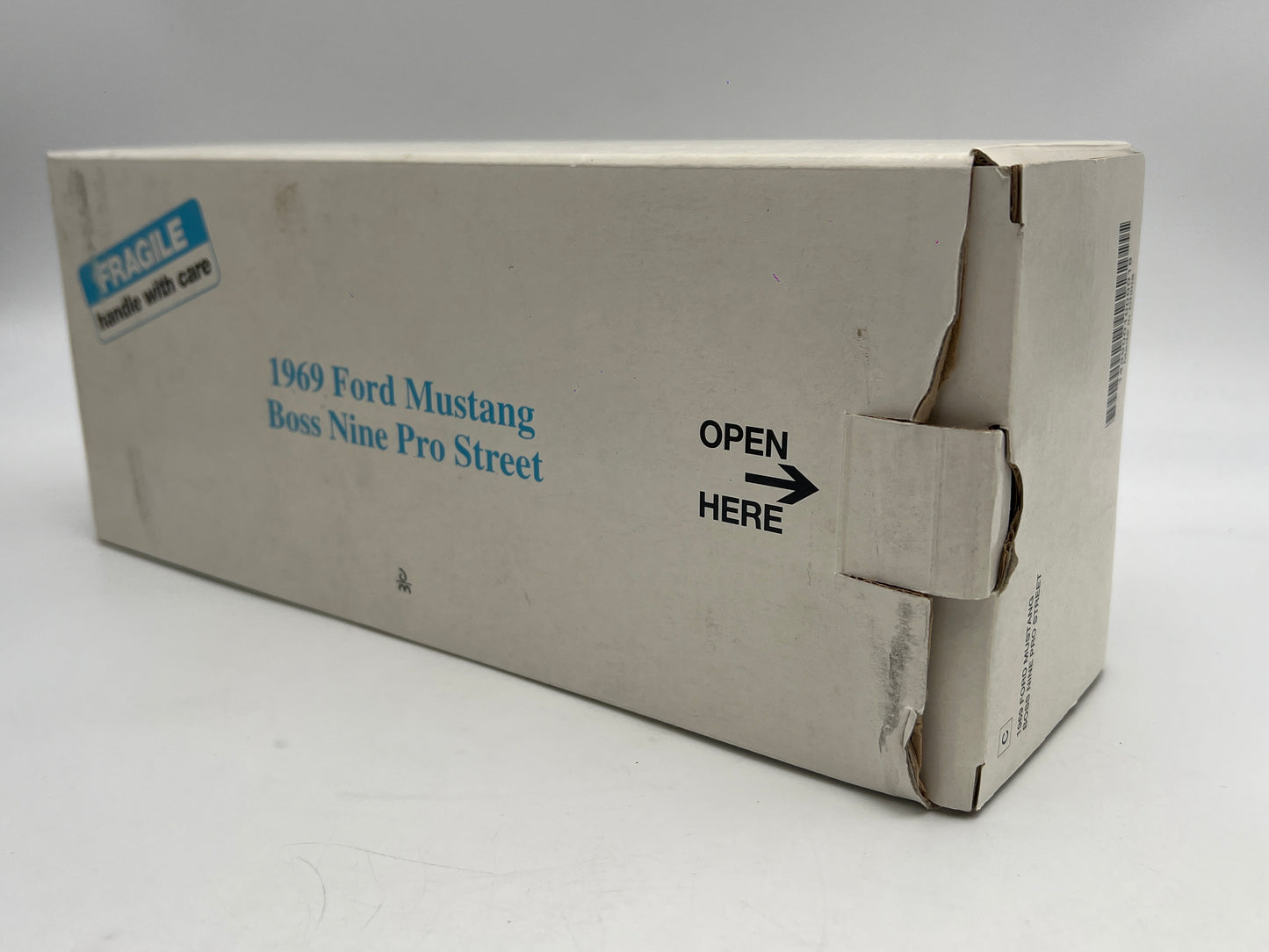 Danbury Mint 1/24 Scale 1969 Ford Mustang Boss Nine Pro Street Blue W/Box VHTF