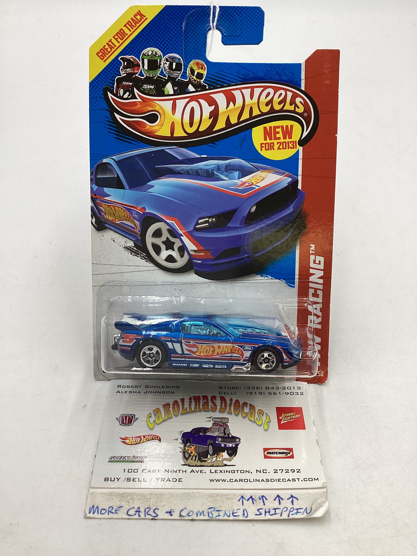 2013 Hot Wheels #106 13 Ford Mustang GT 22H