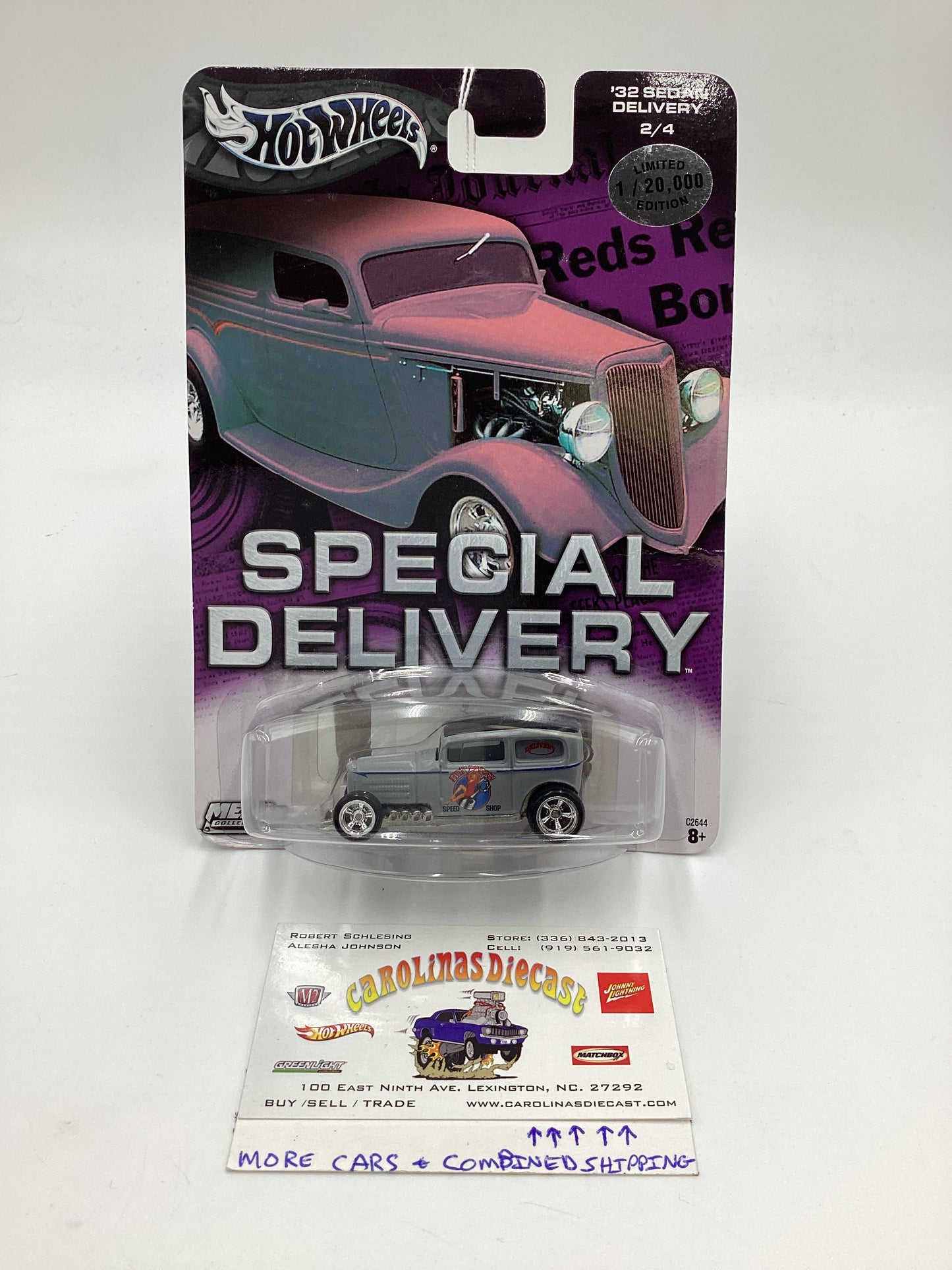 Hot Wheels Special Delivery #2 32 Sedan Delivery Primer Grey 244G