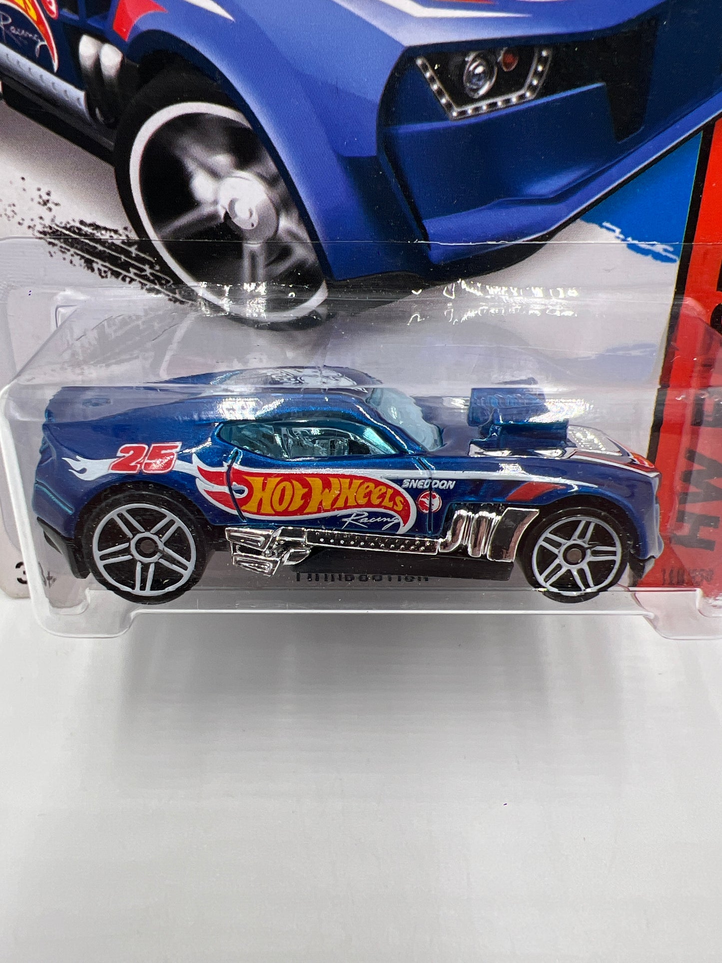2014 Hot Wheels Treasure Hunt #148 Twinduction Blue 276F