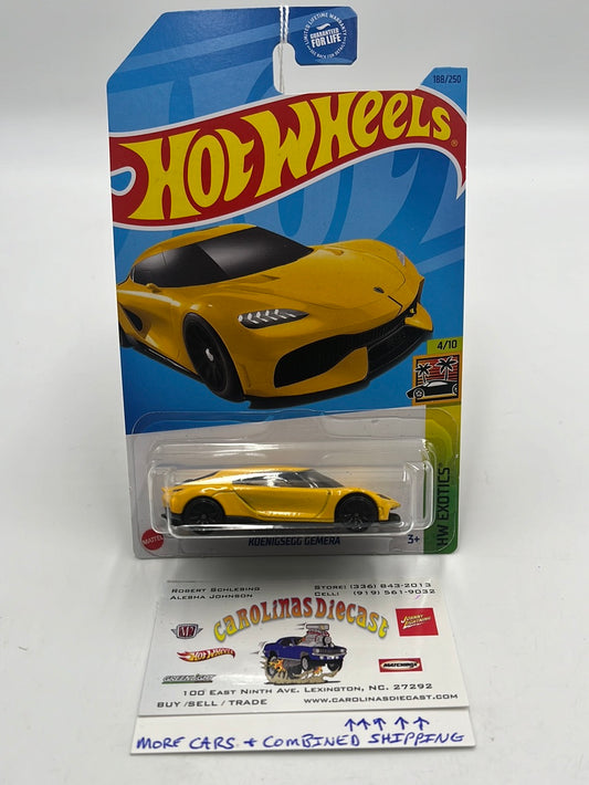 Hot Wheels 2023 - Koenigsegg Gemera Yellow #188 104H