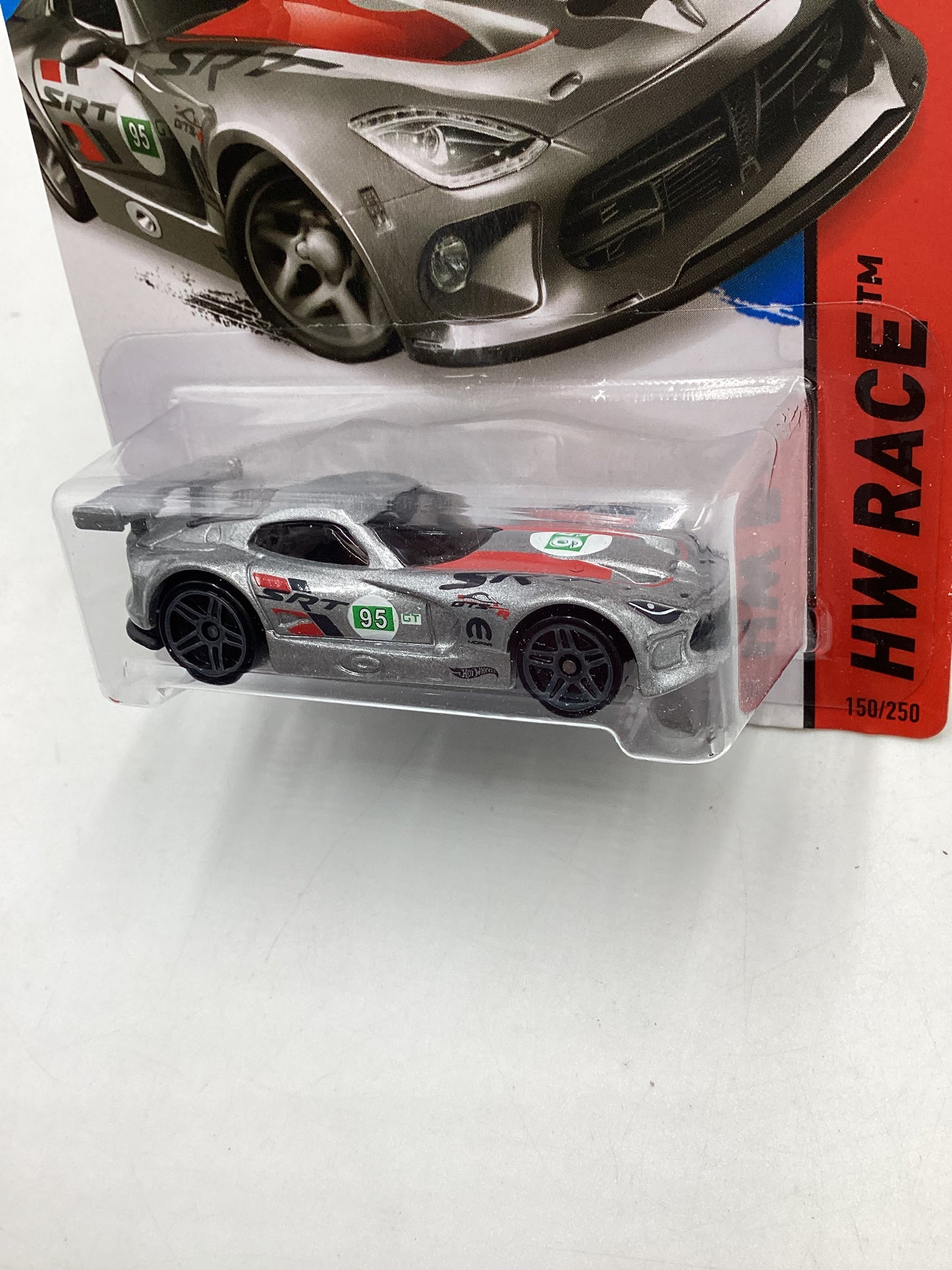 2015 Hot Wheels HW Race #150 SRT Viper GTS-R Silver 60E