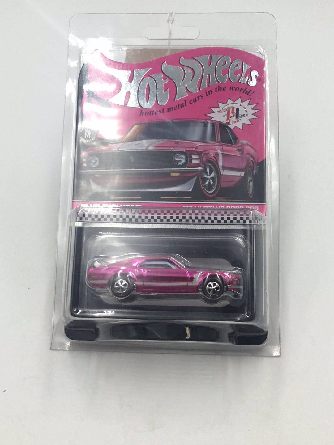 Hot wheels redline club 70 Mustang Boss 302 with protector