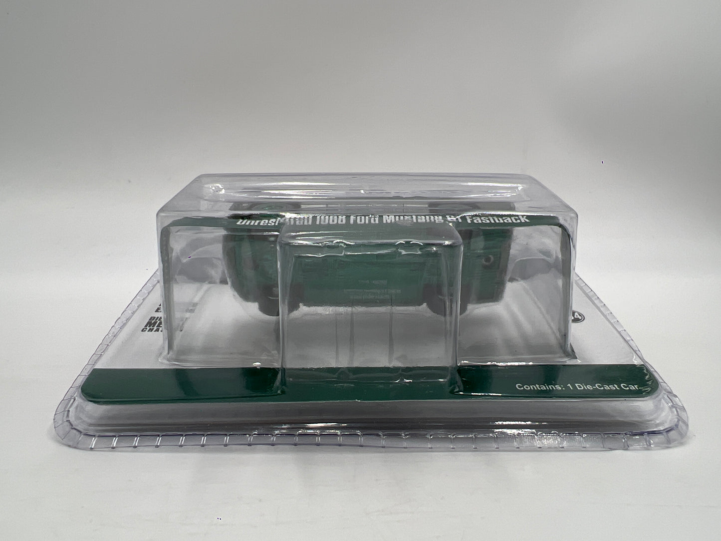 Greenlight Hobby Exclusive Steve McQueen Collection CHASE Unrestored 1968 Ford Mustang GT Fastback Green