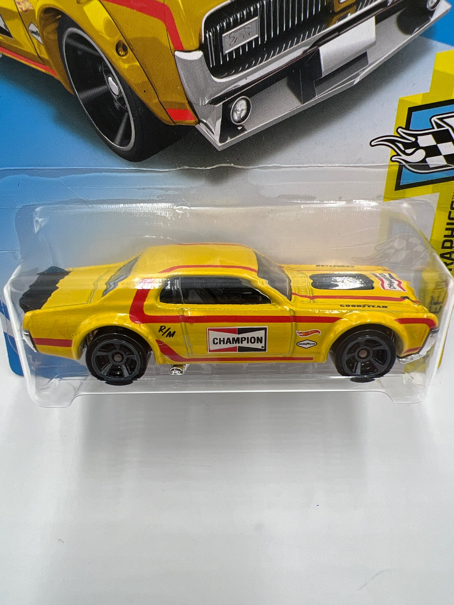 2018 Hot Wheels 68 Mercury Cougar Factory Sealed Kmart Exclusive Yellow 235B