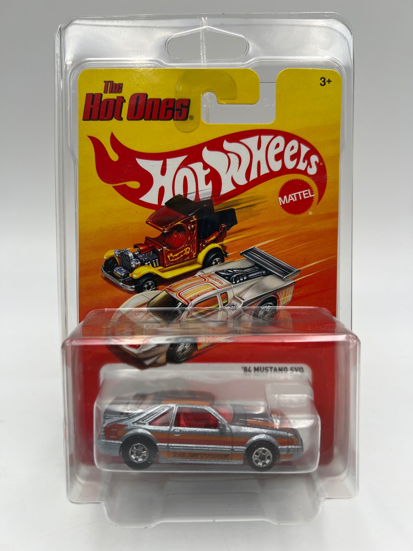 Hot Wheels Target Exclusive The Hot Ones 84 Mustang SVO Silver W/Protector