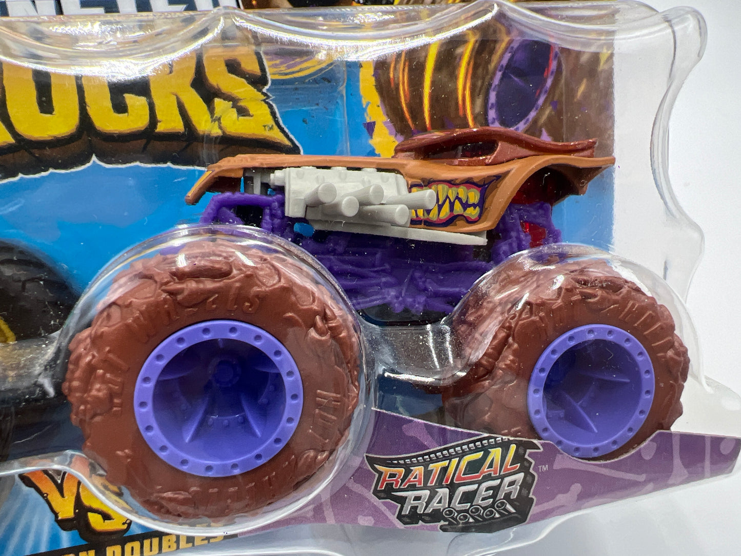 Hot Wheels Monster Trucks Demolition Doubles Hissy Fit Vs Ratical Racer