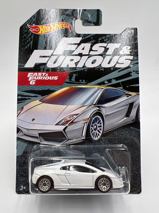 Hot Wheels Fast and Furious #4 Lamborghini Gallardo LP 560-4 White 73C