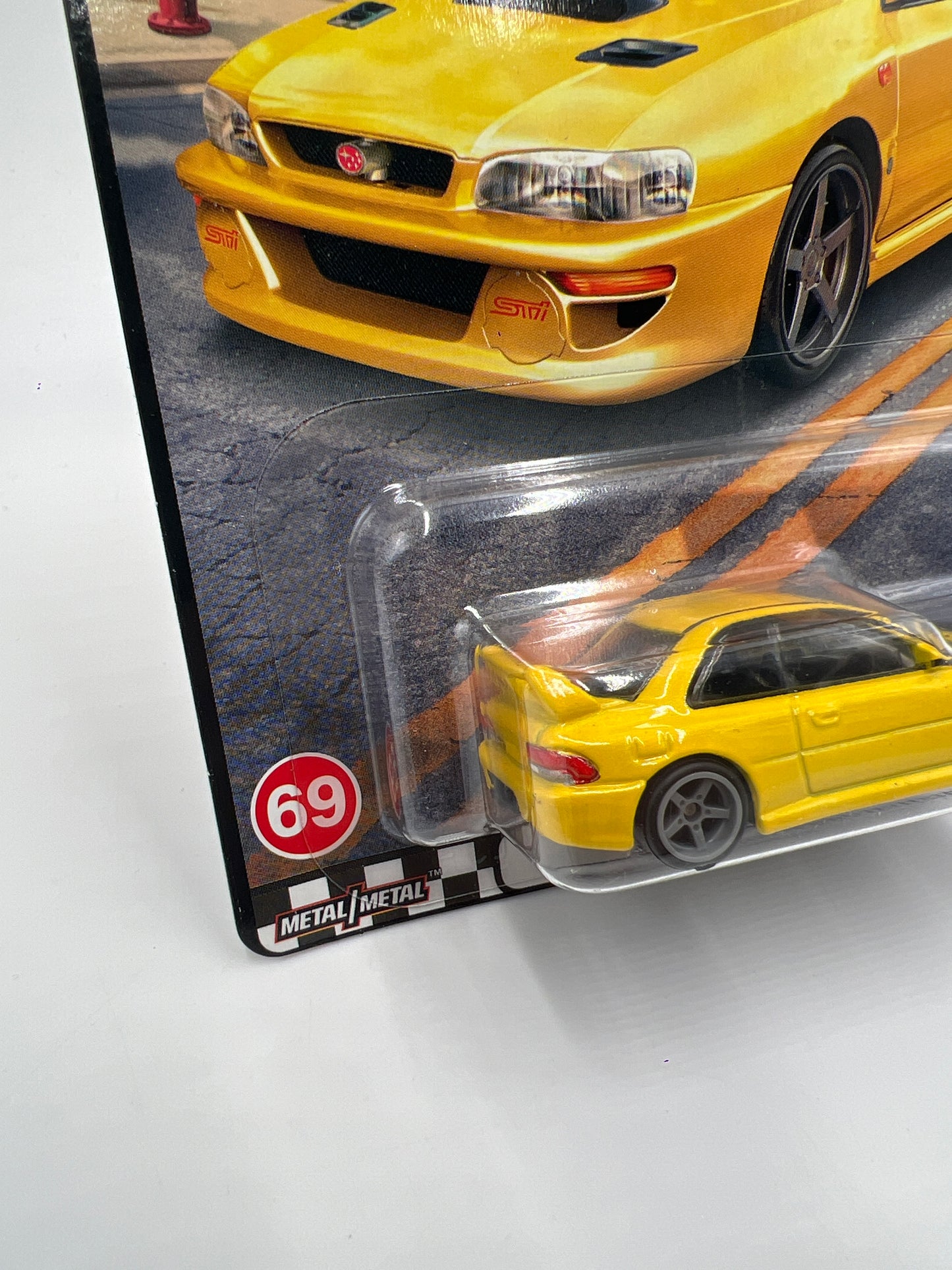 Hot Wheels Premium Boulevard #69 98 Subaru Impreza 22B-STi Version Yellow 260C