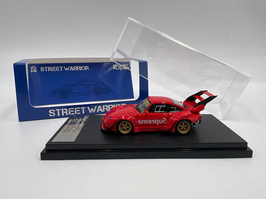 Street Warrior x Ghost Player 1/64 #317/499 Supreme Porsche RWB Red