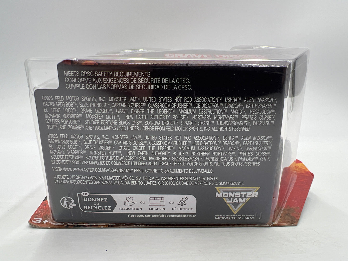 Monster Jam Series 1 Grave Digger W/Clear Green Wheels 125C