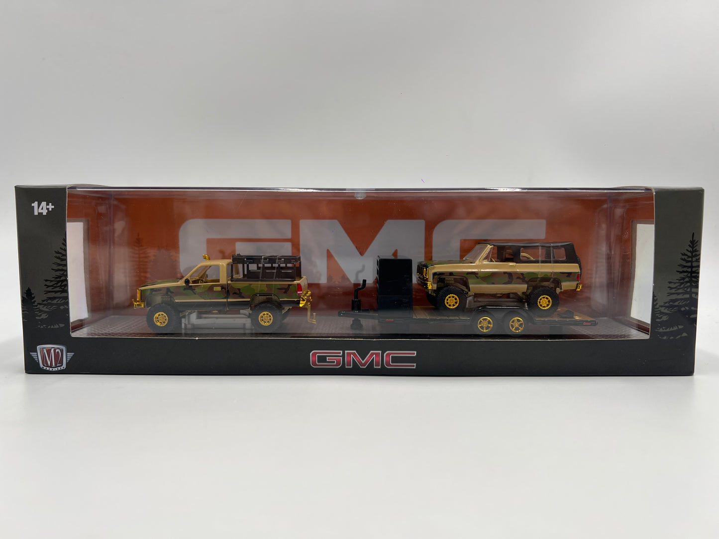 M2 Machines Auto Haulers CHASE 1998 GMC Sierra 1500 4x4 & 1973 GMC Jimmy Sierra 4x4 R75
