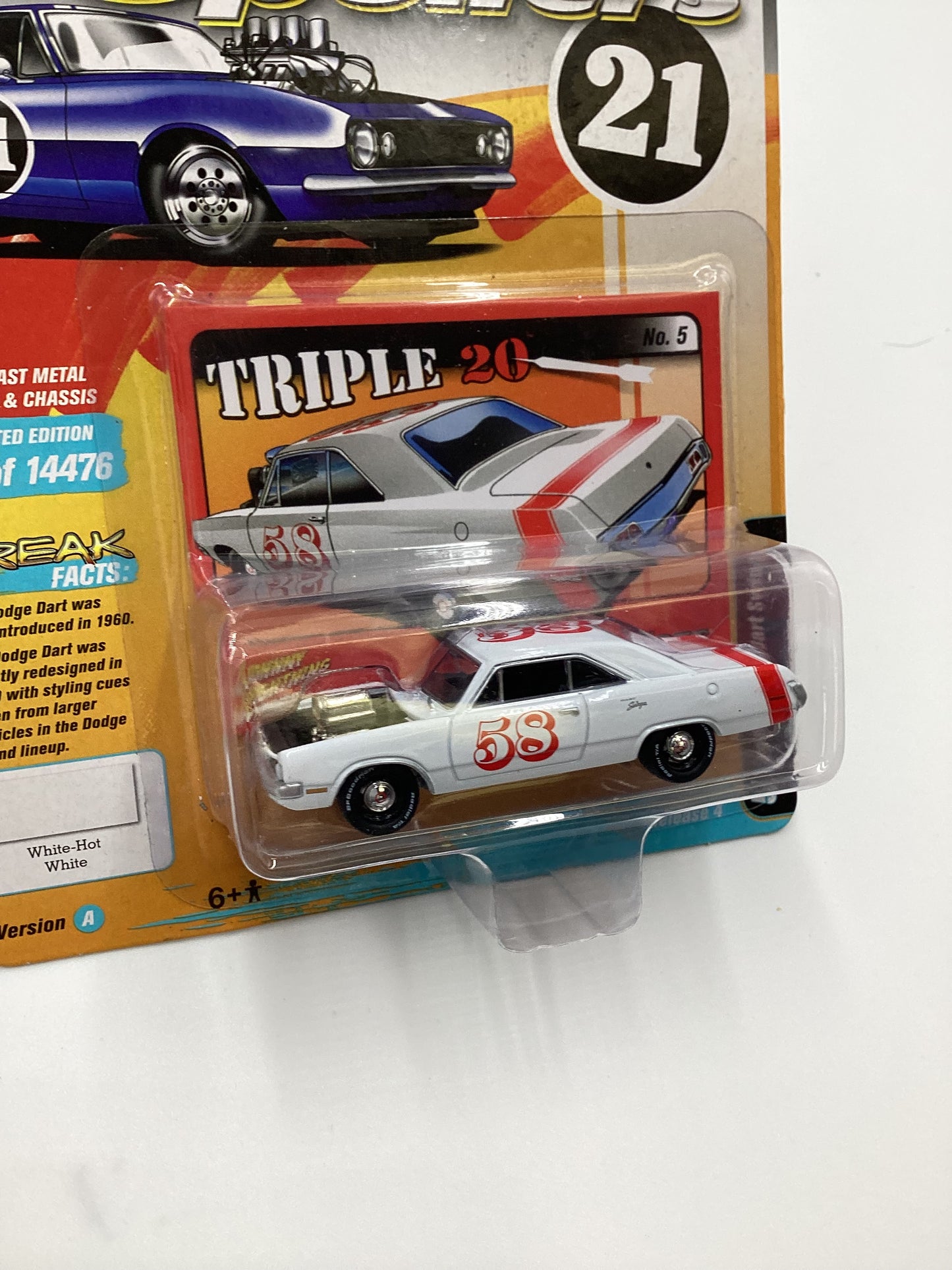 Johnny Lightning Street Freaks Spoilers 21 1970 Dodge Dart Swinger 227D