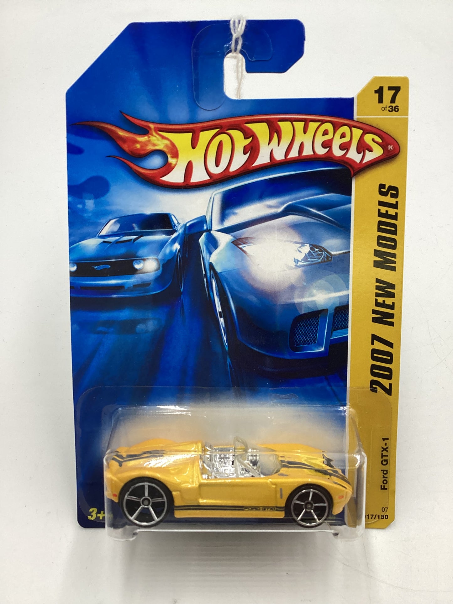 2007 Hot Wheels New Models #17 Ford GTX1 Yellow 27D