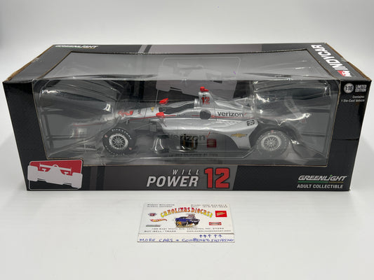 Greenlight 1:18 Indycar Series Will Power #12 Verizon Silver