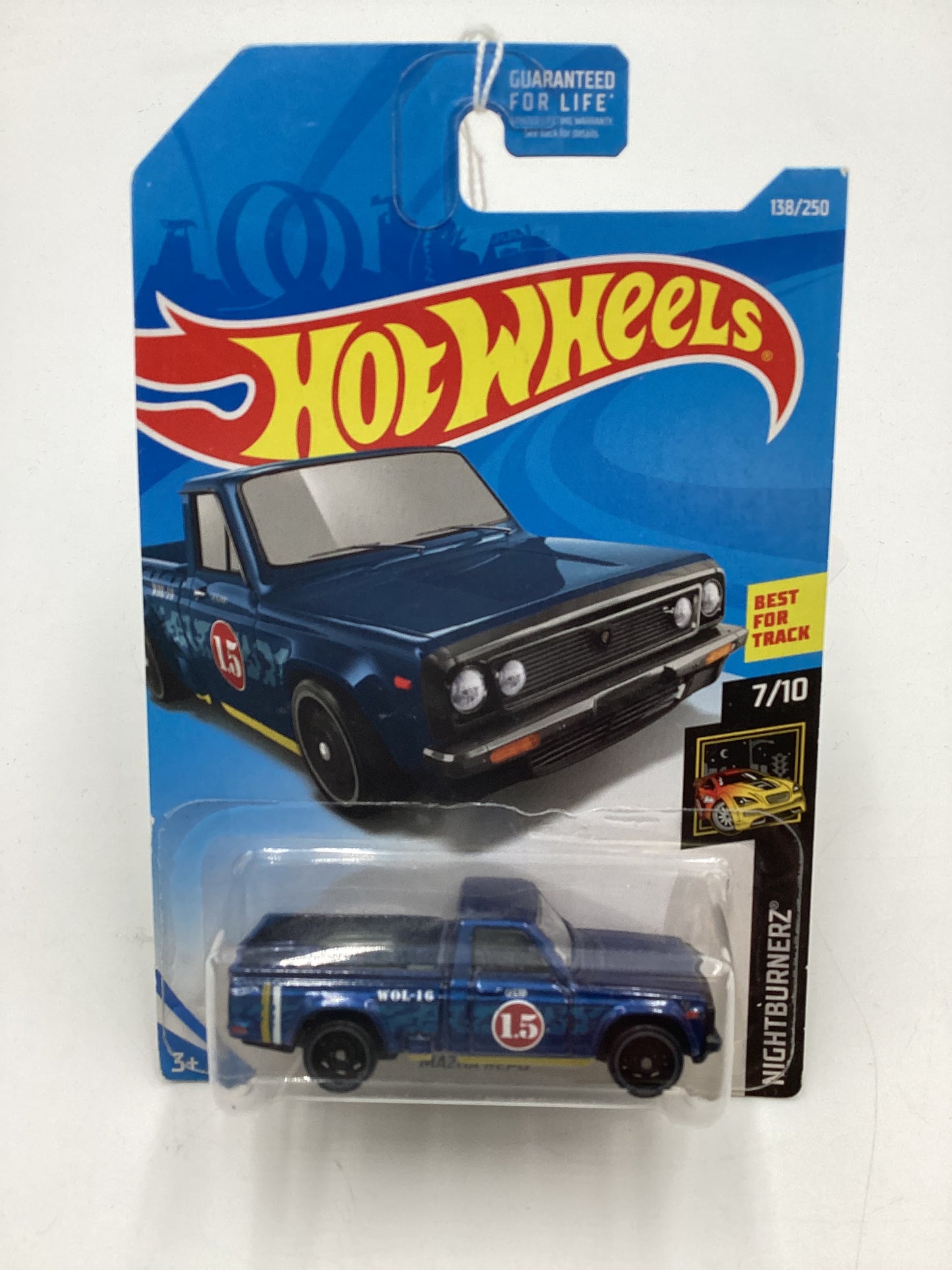 2019 Hot Wheels Nightburnerz #138 Mazda Repu Blue