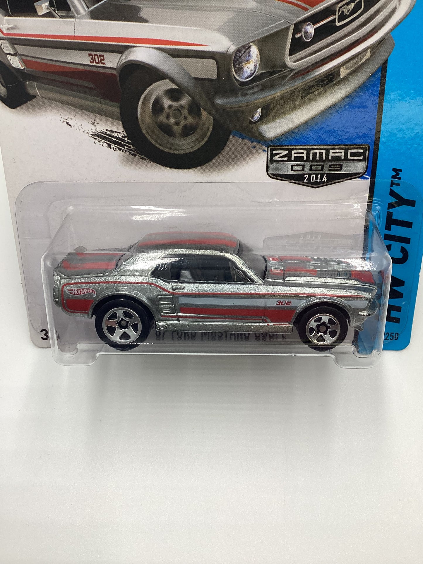 2014 Hot Wheels Zamac 009 #93 67 Ford Mustang Coupe