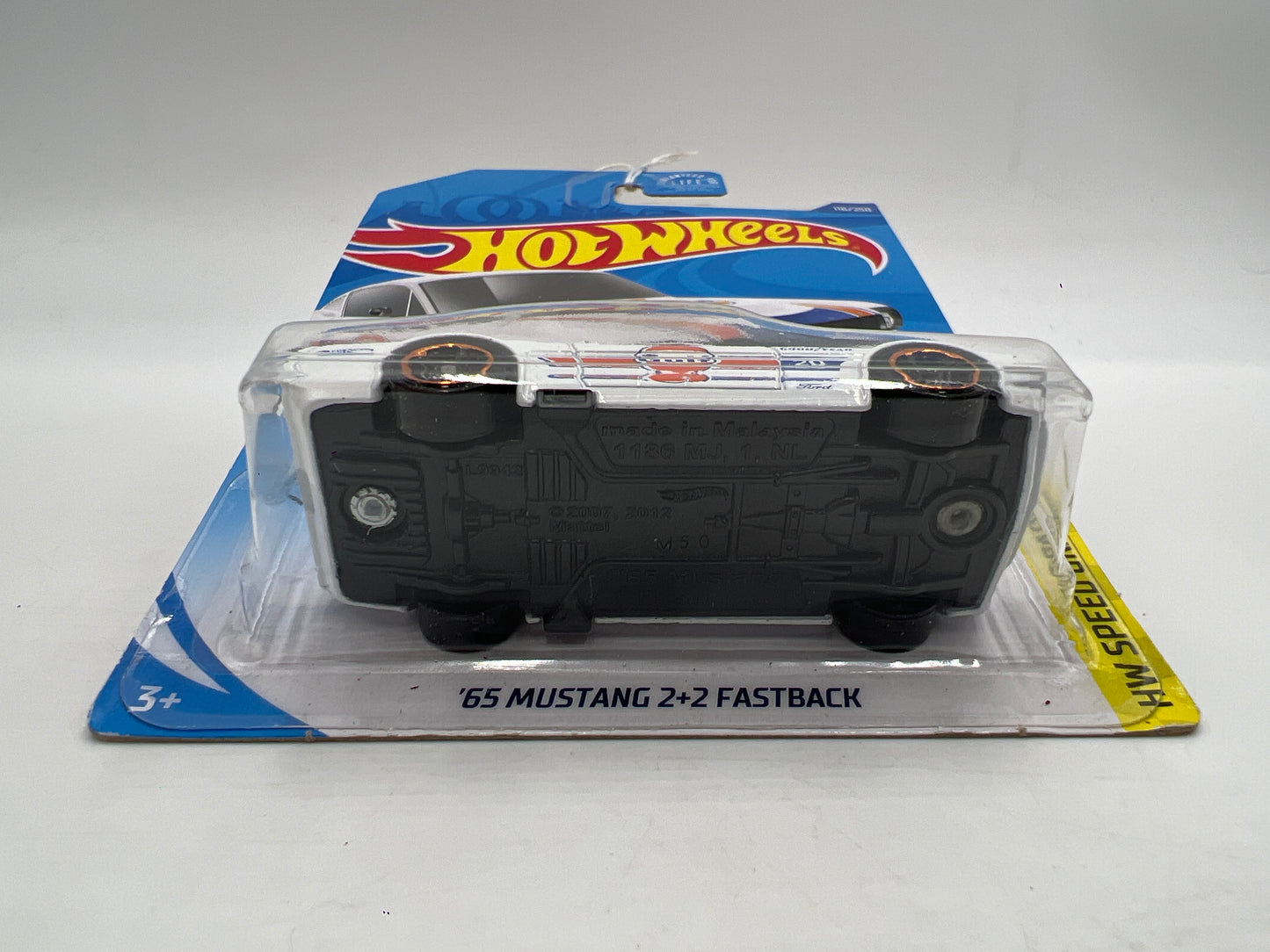 2020 Hot Wheels Dollar General Exclusive #116 65 Mustang 2+2 Fastback Gulf White 240D